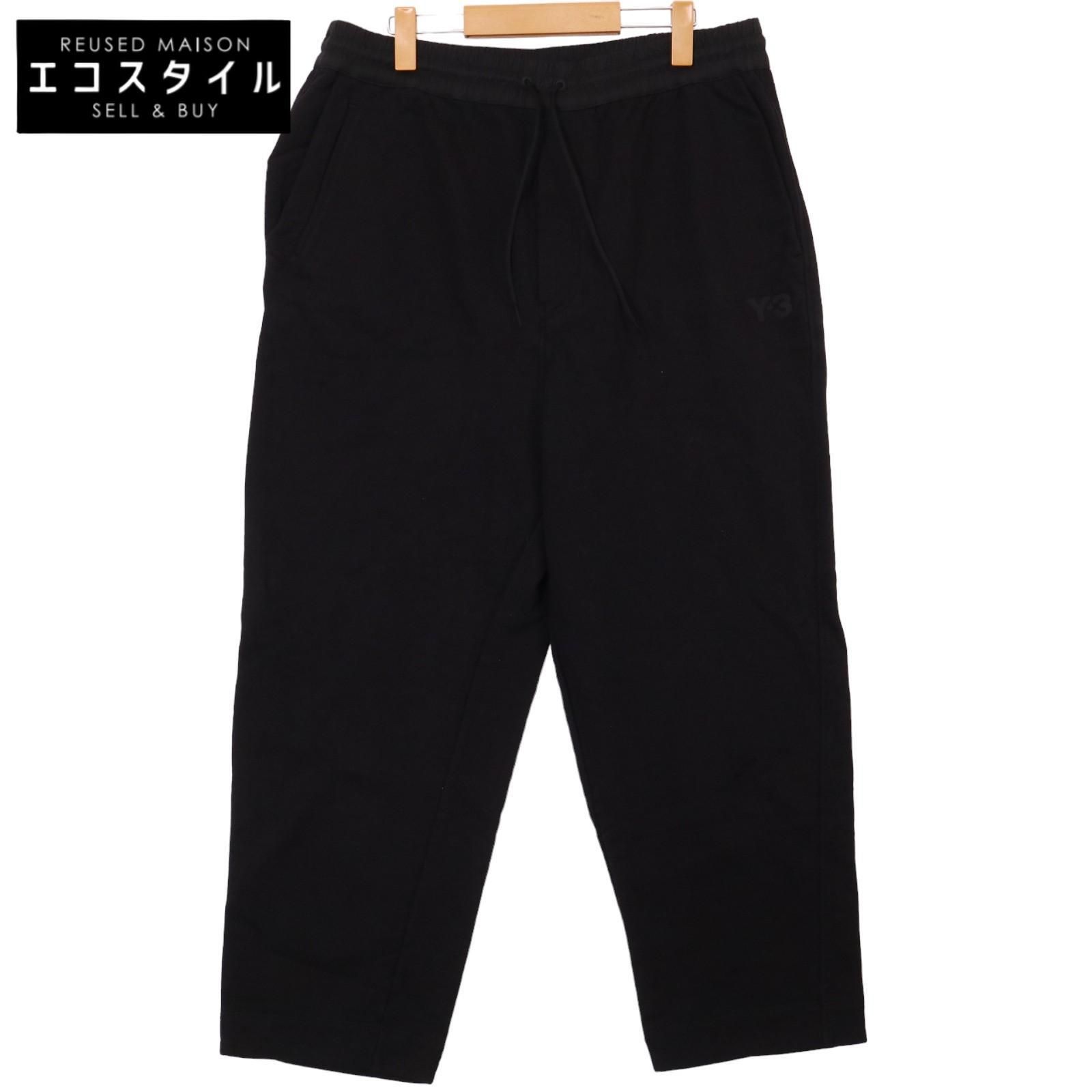 Y-3 クロップドパンツ Y-3（ワイスリー）クロップドパンツ 黒 サイズ:M