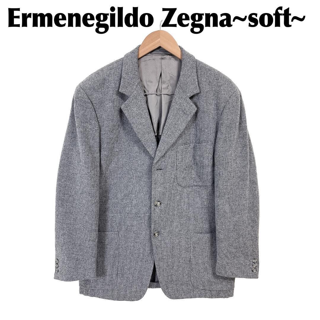 Ermenegildo Zegna テーラードジャケット アンゴラ グレー