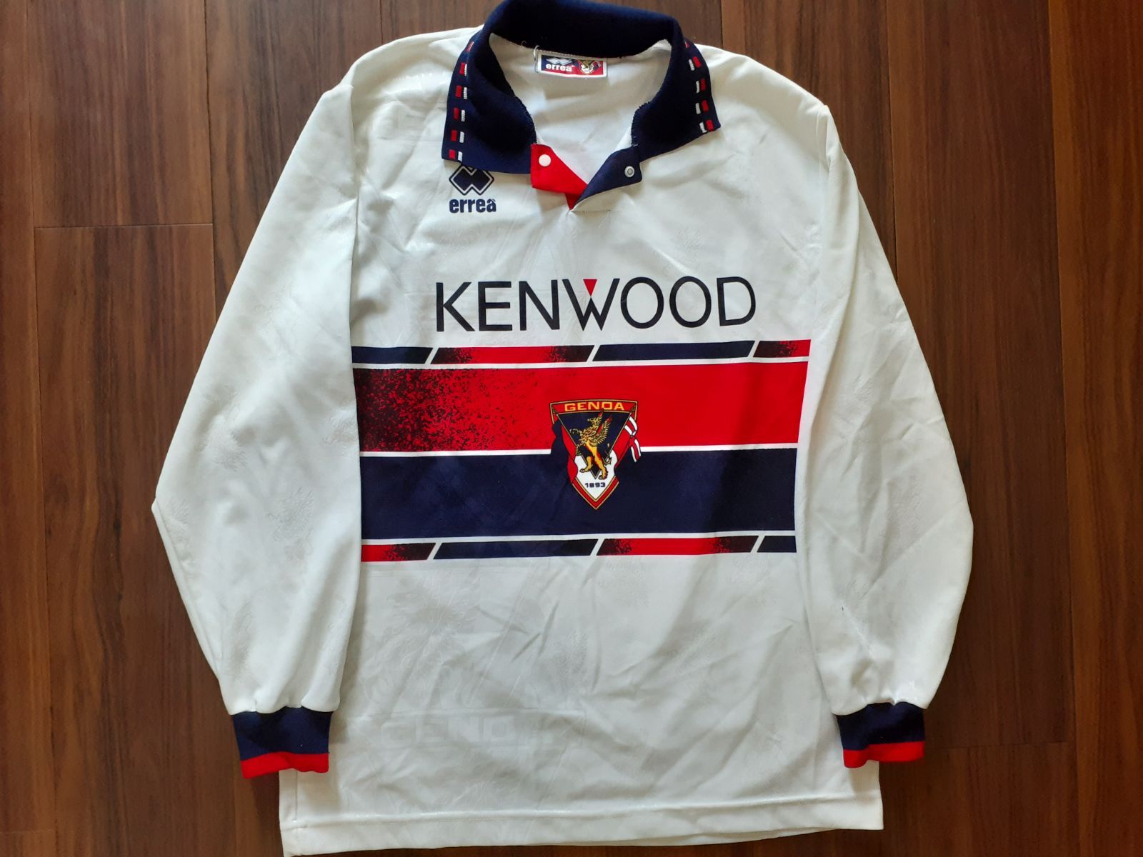 カズ ジェノア errea サッカーウェアセット KENWOOD 11番 errea GENOA