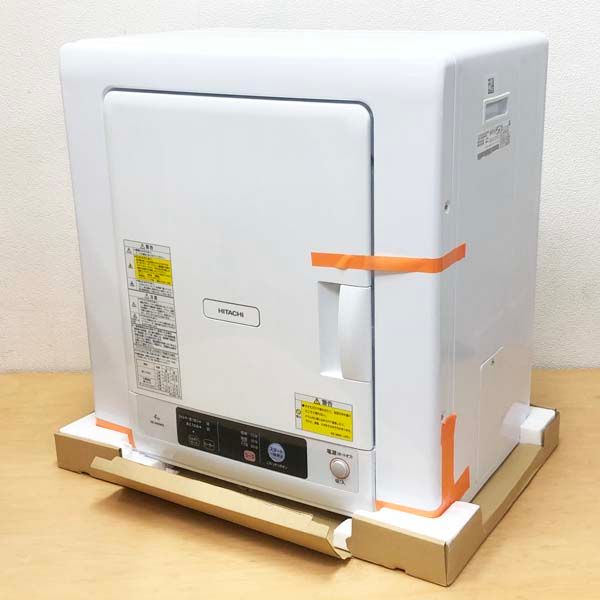 日立 【未使用】HITACHI 除湿型電気衣類乾燥機 4kg ホワイト