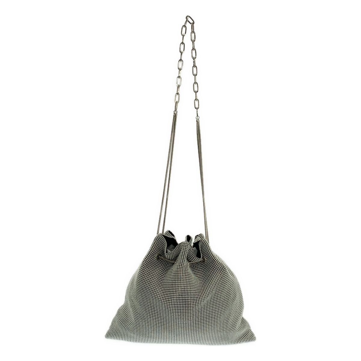 BIGOTRE ビゴター PURSE BALL チェーン ショルダーバッグ silver レディース