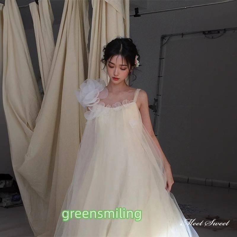 ウェディングドレス ロングドレス スレンダーライン Aラインドレス