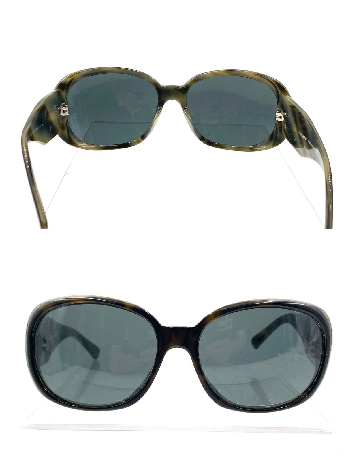 ▪️【美品】CHANELシャネルサングラス 5113 56◻︎16-130 ブラウン シャネル 5113-A ココマーク カメリア サングラス 56□16 レジン