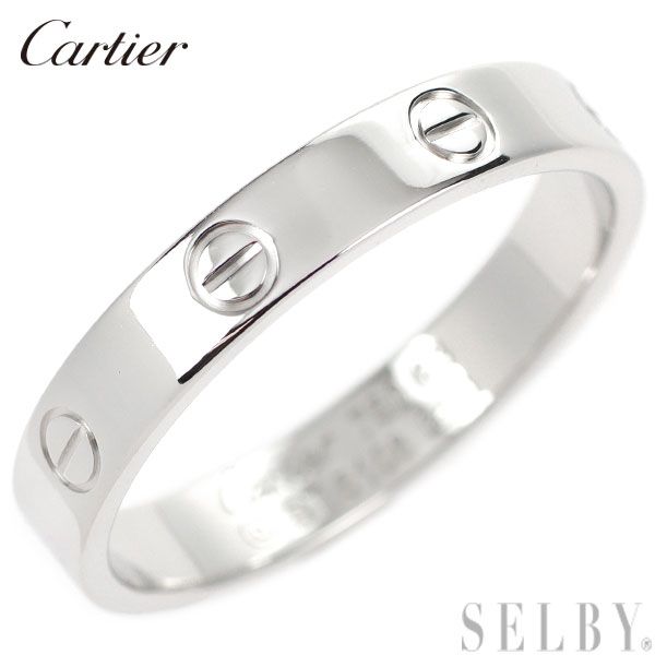 カルティエ ミニラブ リング K18YG 63号 Cartier カルティエ ミニラブ リング 指輪 7号 18金 K18イエロー