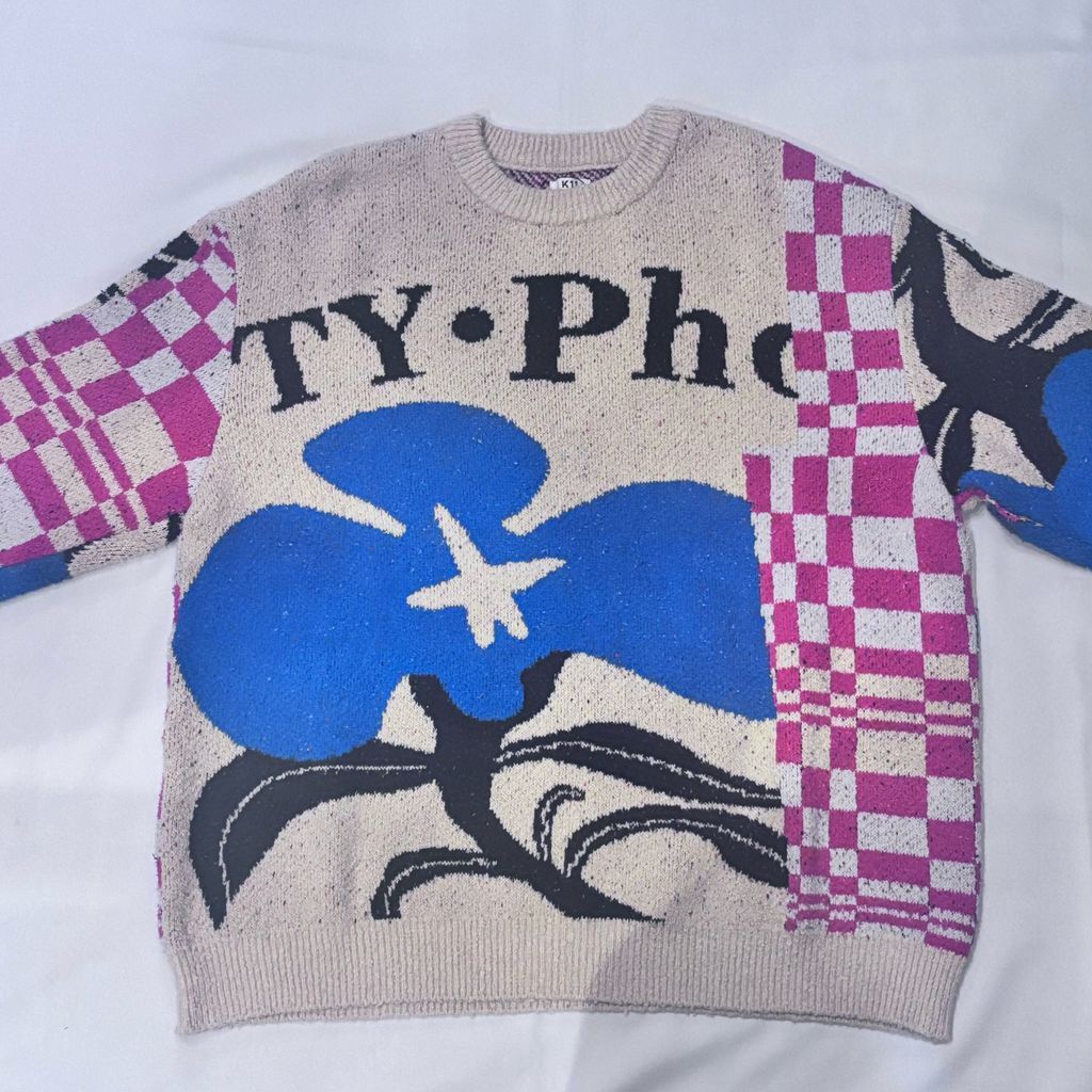 KHOKI Intarsia knit jumper ニット セーター サイズ2 KHOKI 23aw