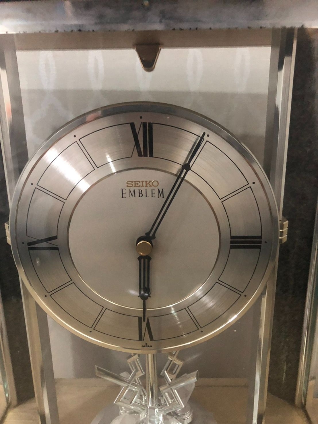 SEIKO EMBLEM 置時計 クリスタル音 SEIKO EMBLEM 置時計 16曲メロディ - メルカリ
