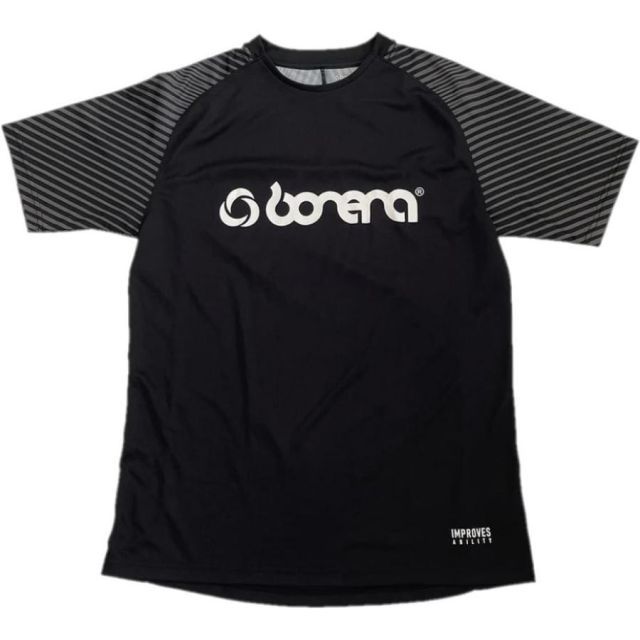 ボネーラ(bonera) サッカー・フットサル プラクティスシャツ Mサイズ ブラック BNR-PS088T