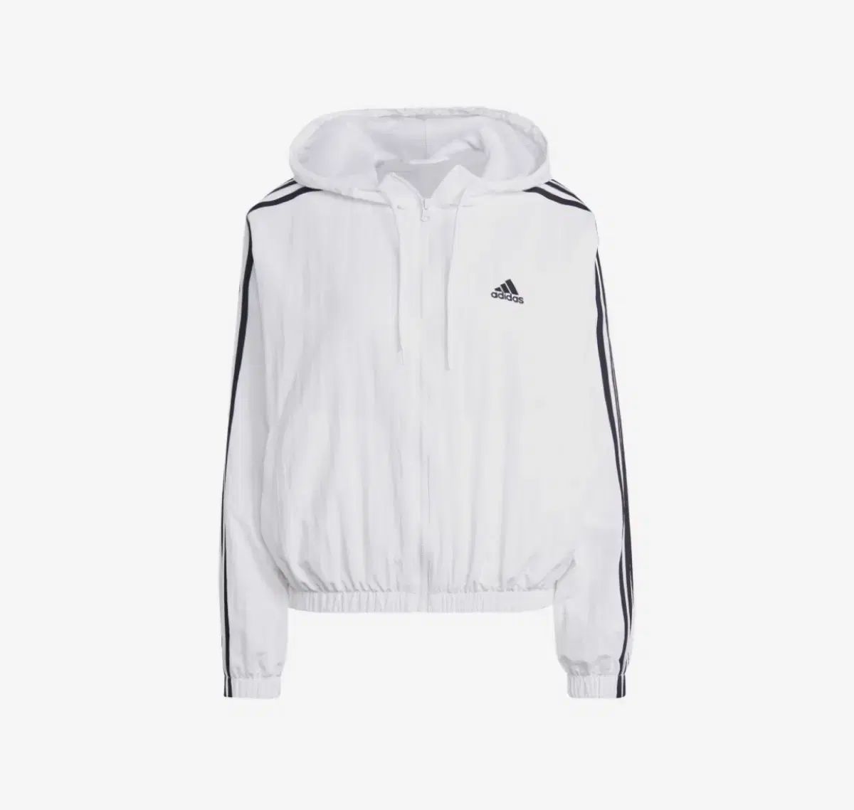 adidas アディダス エッセンシャル 3本線 ウーブン ウィンドブレーカー ジャケット S