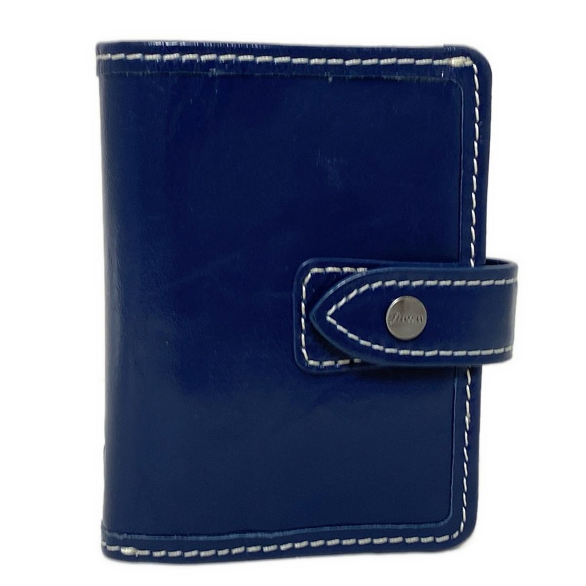 Filofax ファイロファックス 手帳 - ネイビー ミニ レザー