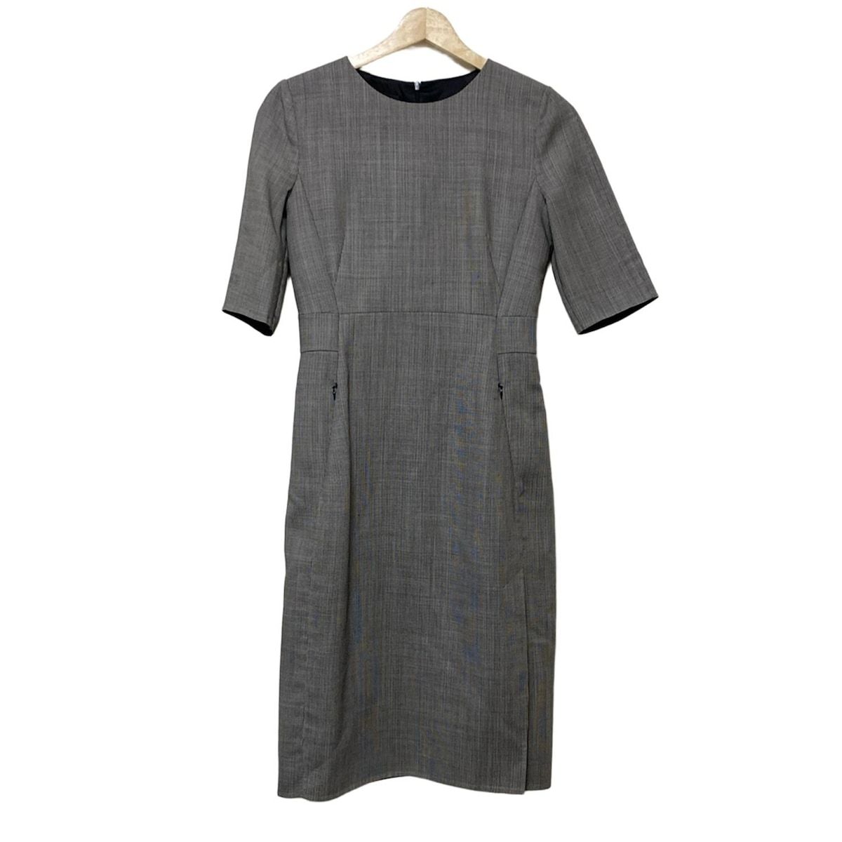 AKRIS(アクリス) ワンピース サイズ40(IT) レディース - 黒×白 AKRIS(アクリス) ワンピース サイズ40(IT) レディース - 黒×白