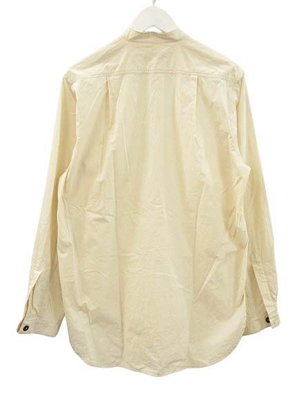 フランクリーダー FRANK LEDER バンドカラーシャツ ノーカラー