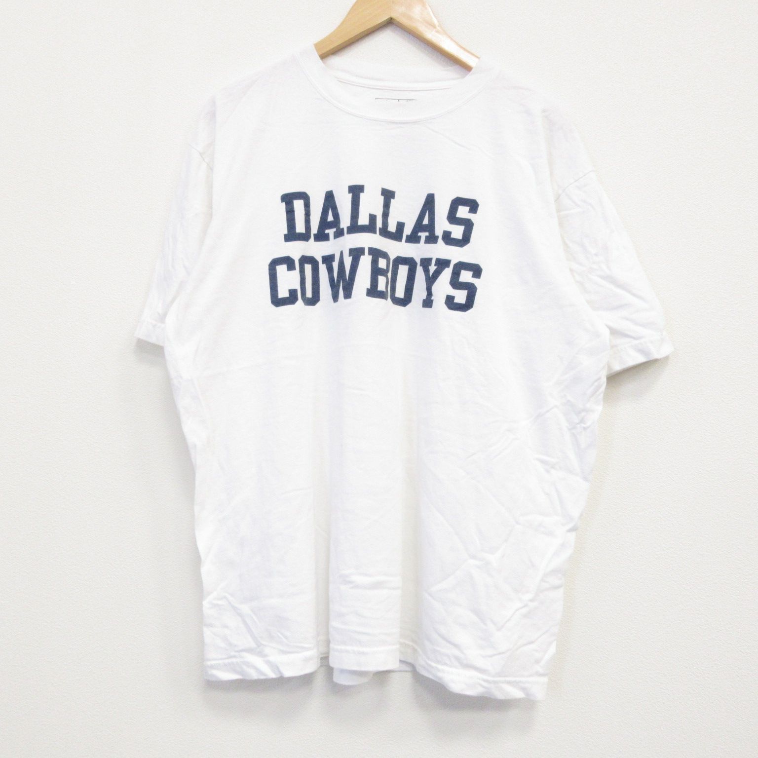 NFL公式新品未使用品 タグ付き 貴重 ダラス・カウボーイズ半袖 M（L）サイズ XL/古着 半袖 Tシャツ メンズ NFL ダラスカウボーイズ コットン