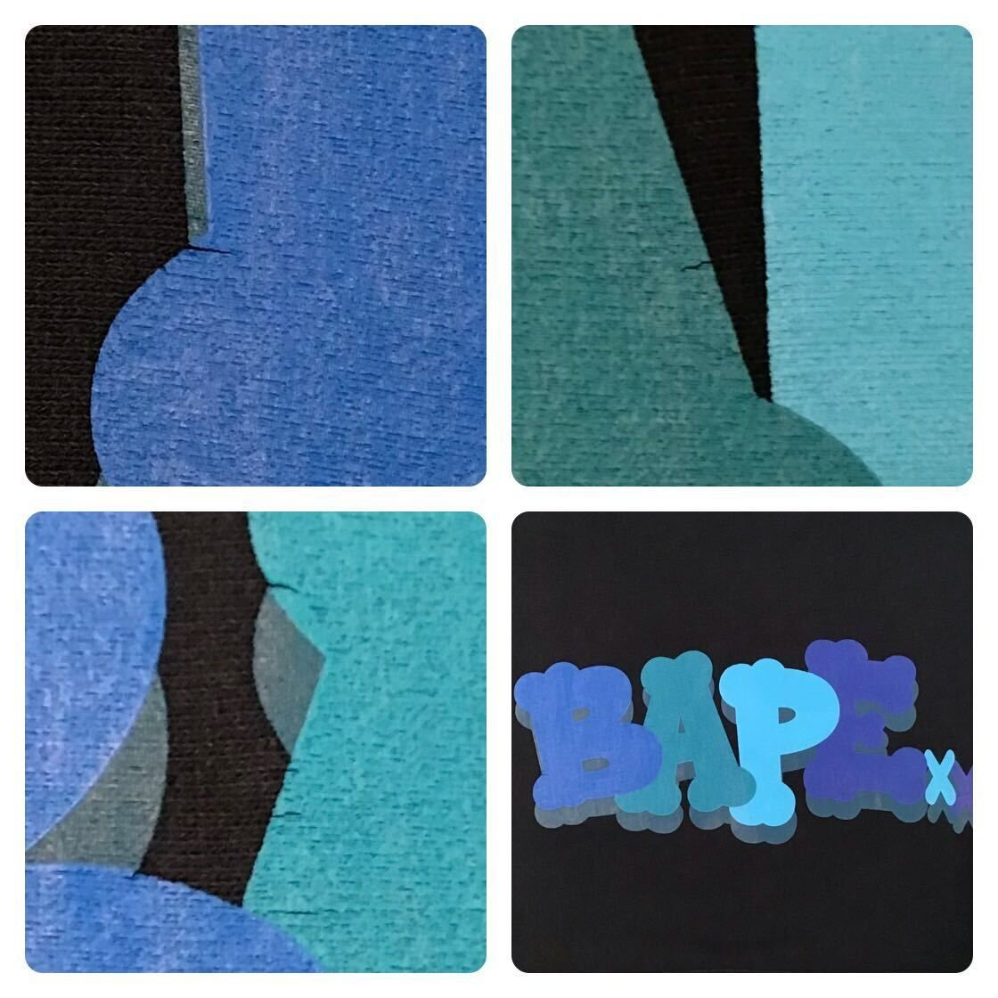 ☆激レア☆ KAWS × BAPE プルオーバー パーカー Mサイズ NAVY a