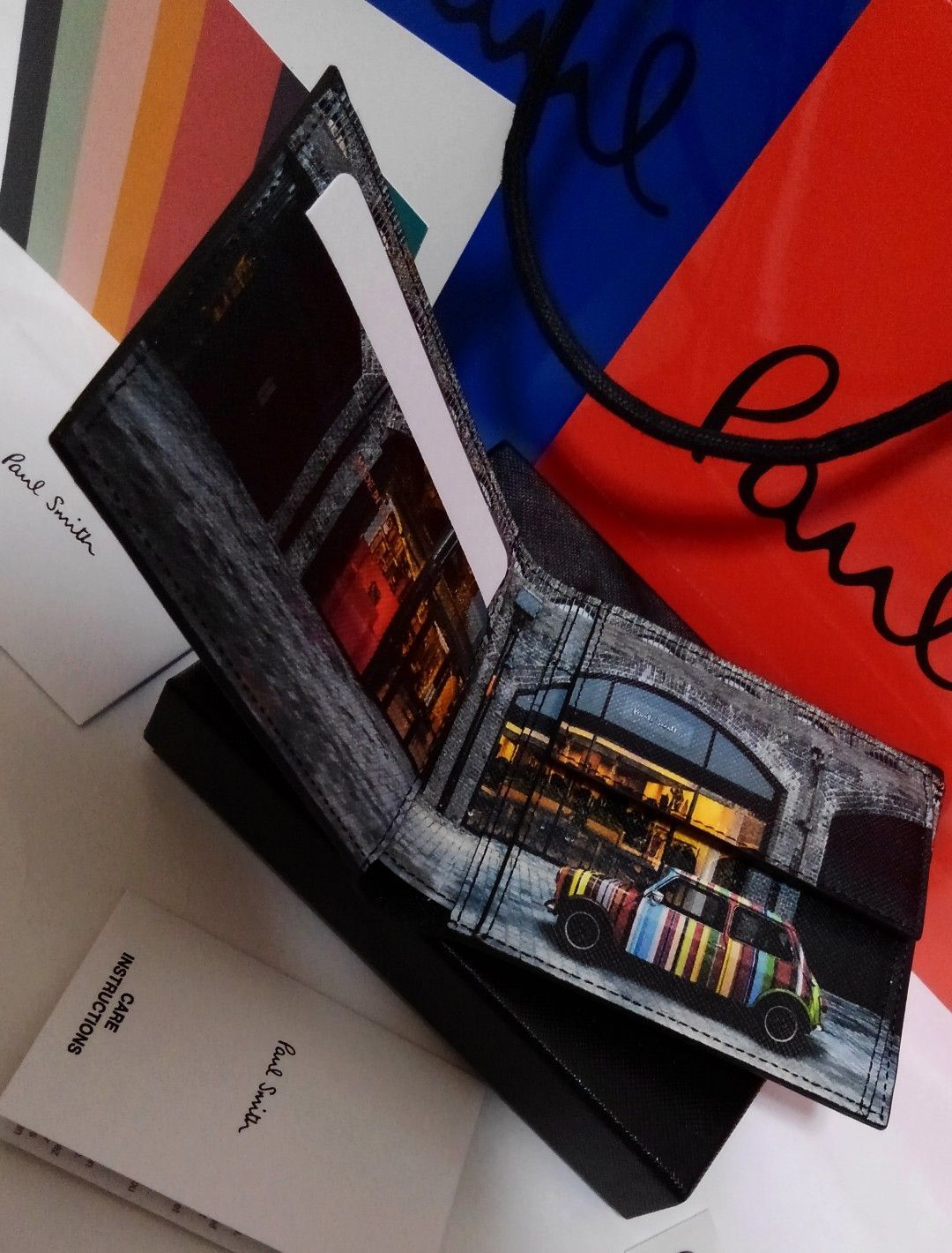 Paul Smith 二つ折り財布 Mini king Cross ミニクーパー 新品未使用】ポールスミス ミニクーパー 二つ折り財布 (キングス