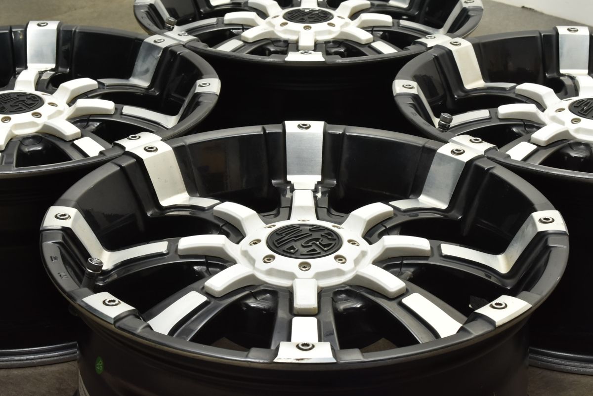 カスタム用に マーテルギア ビースト 17in 8J 25 PCD139.7 4本セット プラド ハイラックス ハイラックスサーフ 交換用