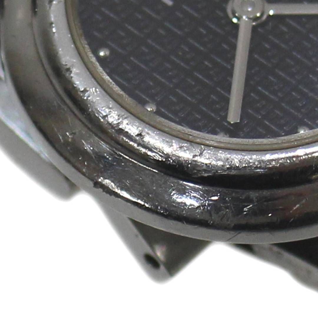 FENDI フェンディ 美品 750L 黒文字盤 ズッカ柄 オロロジ レディース FENDI フェンディ オロロジ ズッカ 750L F75210L ブラック文字盤