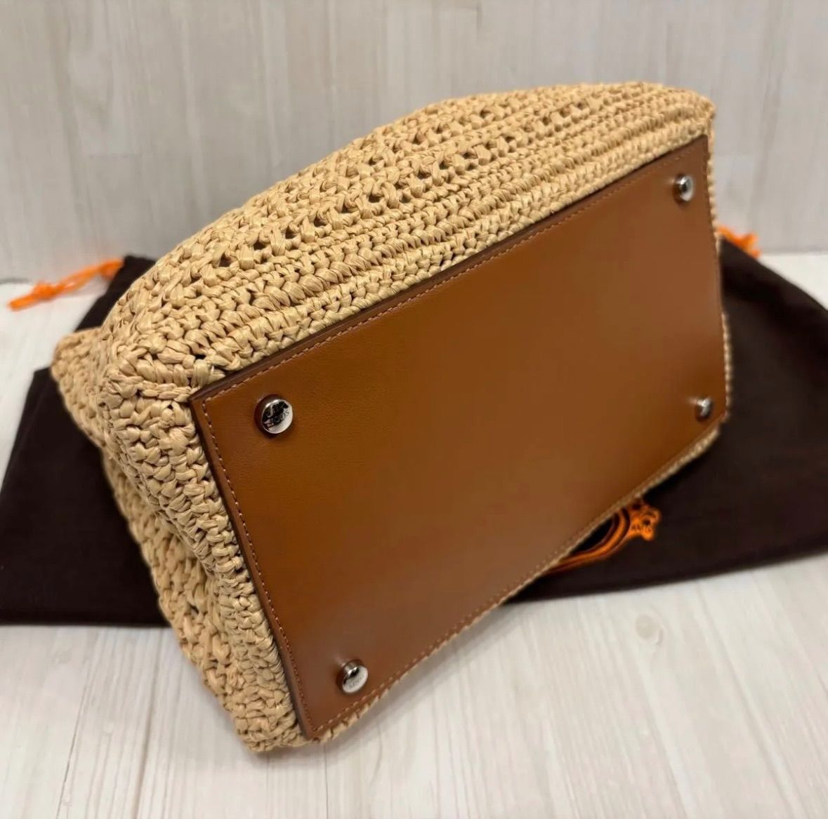 美品 TOD'S トッズ ラフィア マイクロ ハンドバッグ　カゴバッグ 美品 TOD'S トッズ ラフィア マイクロ ハンドバッグ カゴバッグ - メルカリ