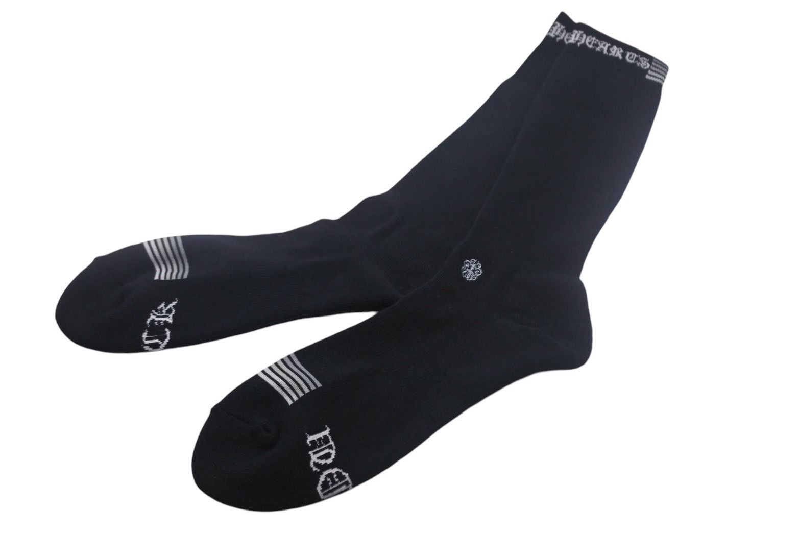 新品 未使用】 Sサイズ クロムハーツ ダガー ソックス White