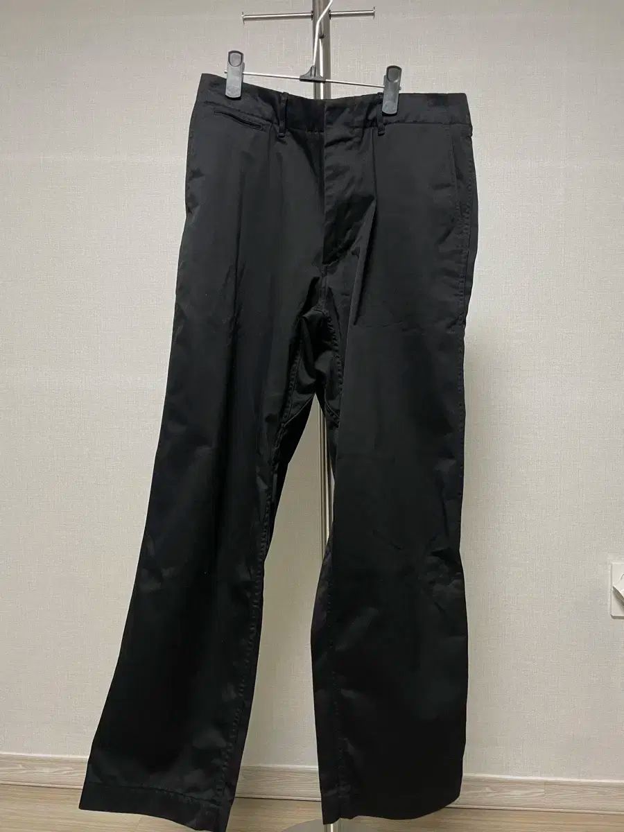 34 nanamica ナナミカ ワイド チノパンツ ブラック 25ss