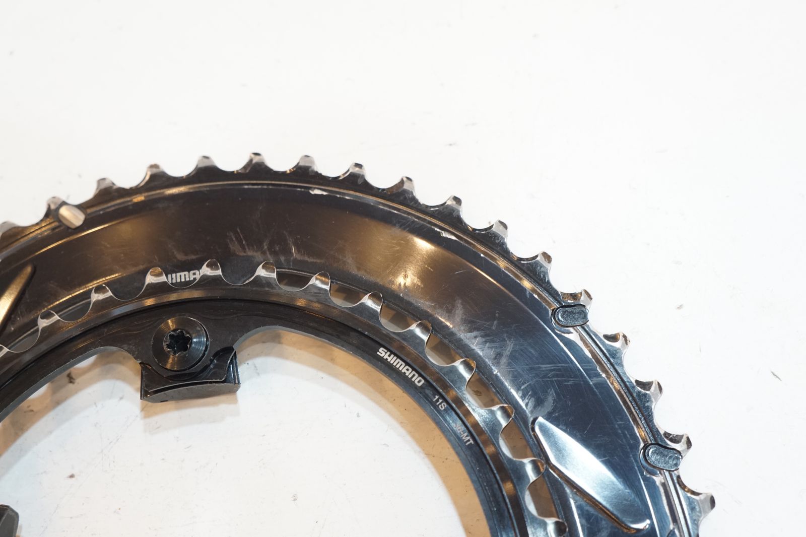 未使用 シマノ FC-R9100 52-36T チェーンリングセット FC-R9100 チェーンリング セット 52T-36T 中古美品 シマノ r9100