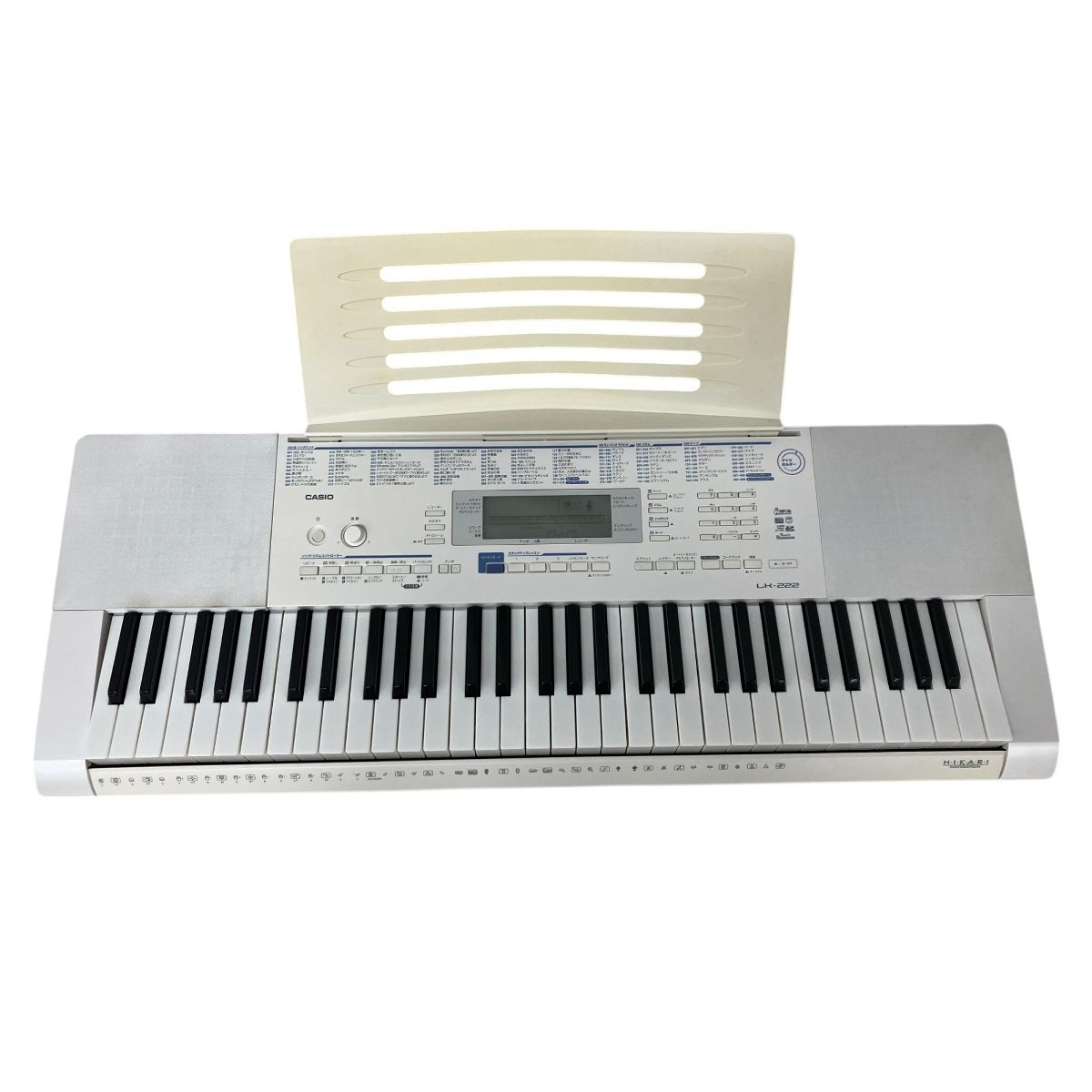 CASIO カシオ LK-222 電子ピアノ 光ナビゲーションキーボード 61鍵盤 中古 S9394622 - メルカリ