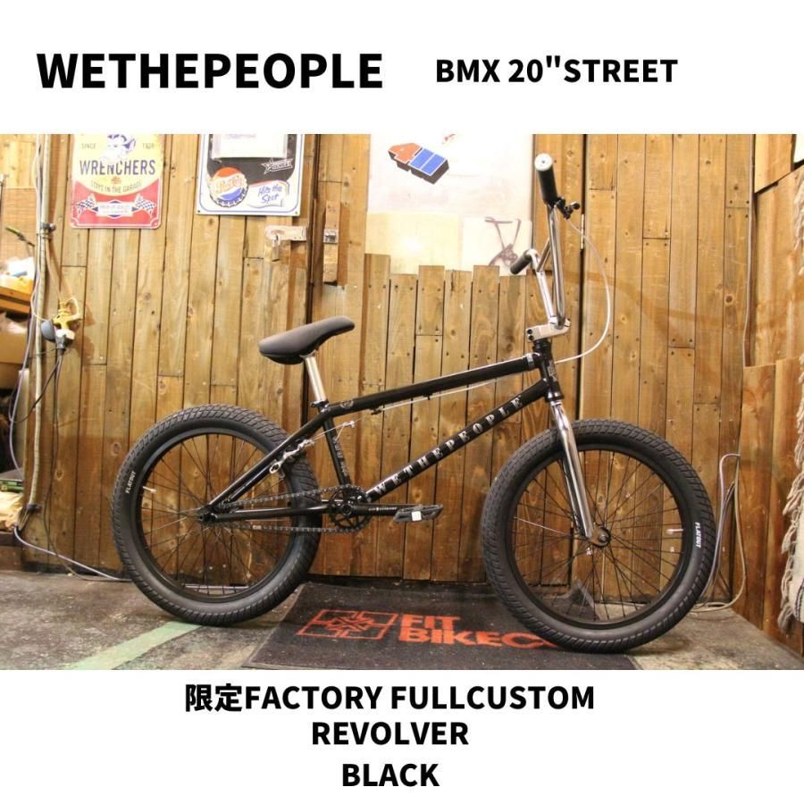 【BMX 20インチ STREET CUSTOM】WETHEPEOPLE REVOLVER　BLACK　送料無料　 ✴️お近くの方は【完全組み立てして直接配送】