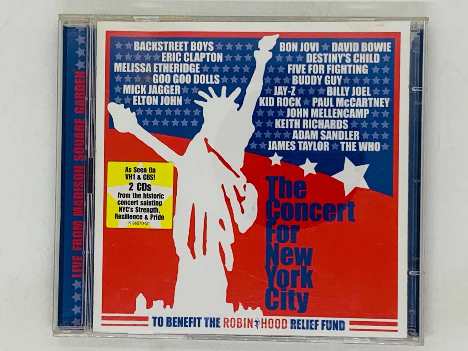 2CD The Concert For New York City ポールマッカートニー提唱 チャリティ・ライヴ ザ・コンサート・フォー