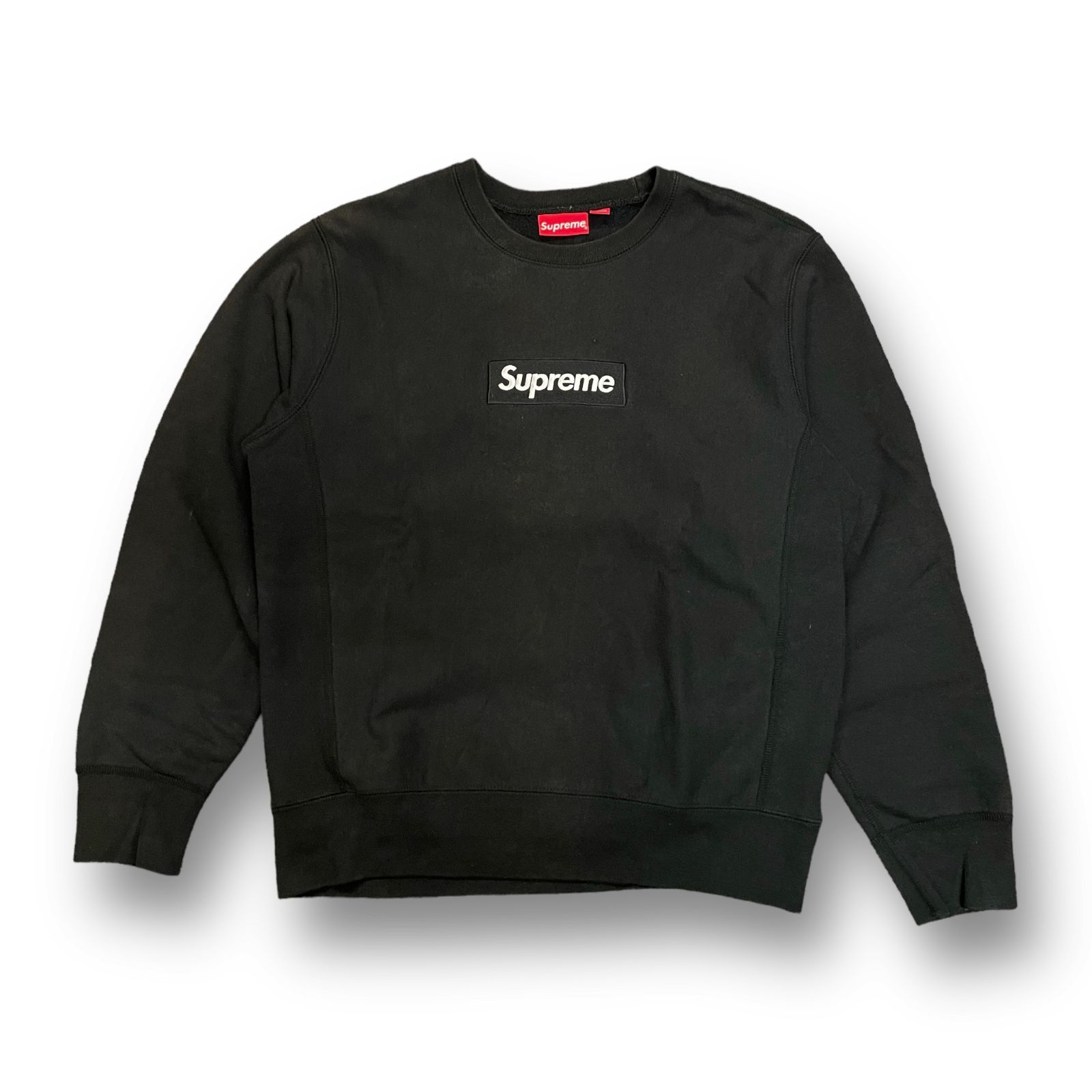 Black黒サイズSupreme Box Logo Crewneck Black M