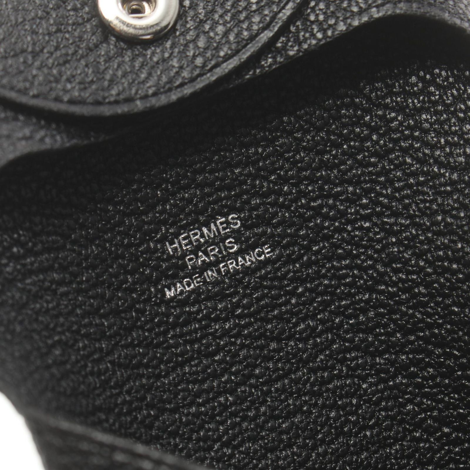 エルメス HERMES コインケース バスティア ブラック その他