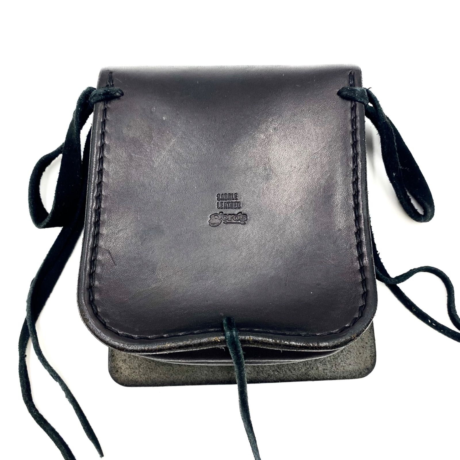 希少 goro's ゴローズ メディスンバッグ レザー 本革 ブラック