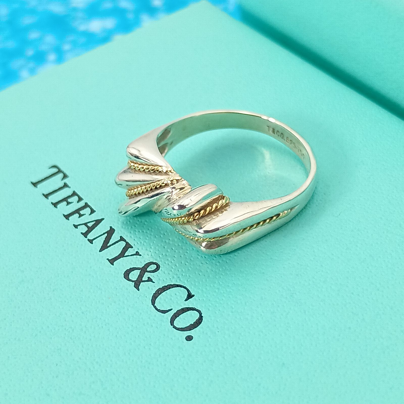 希少✨️美品♥T&Co. 750ゴールド ツイストリング 希少✨️美品♥T&Co. 750ゴールド ツイストリング ティファニー