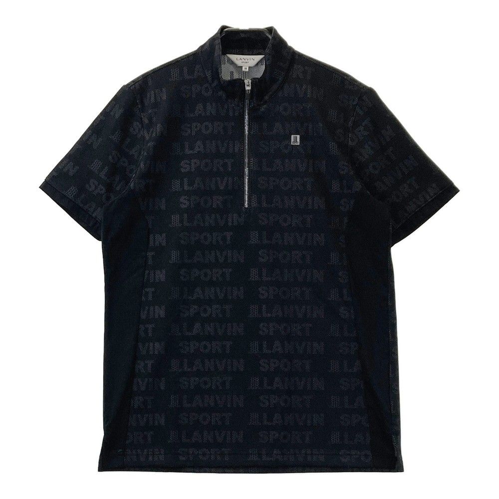 サイズ：38 LANVIN SPORT ランバン スポール ハーフジップ 半袖Tシャツ