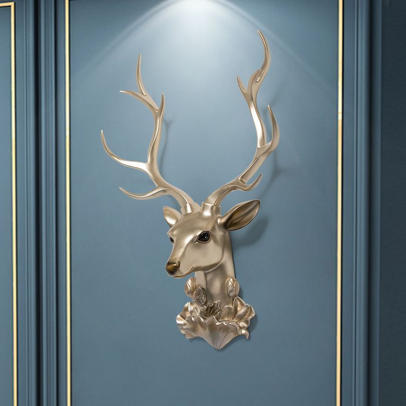 ウォールインテリア 装飾 ハンティングトロフィー調 壁掛けインテリア