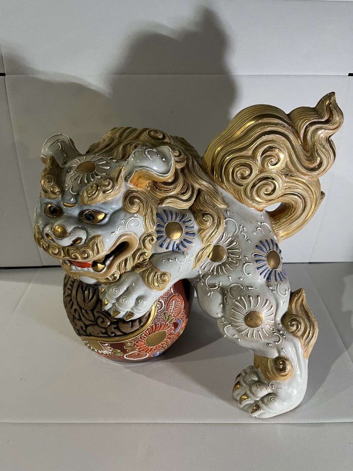 唐獅子　陶器　置物