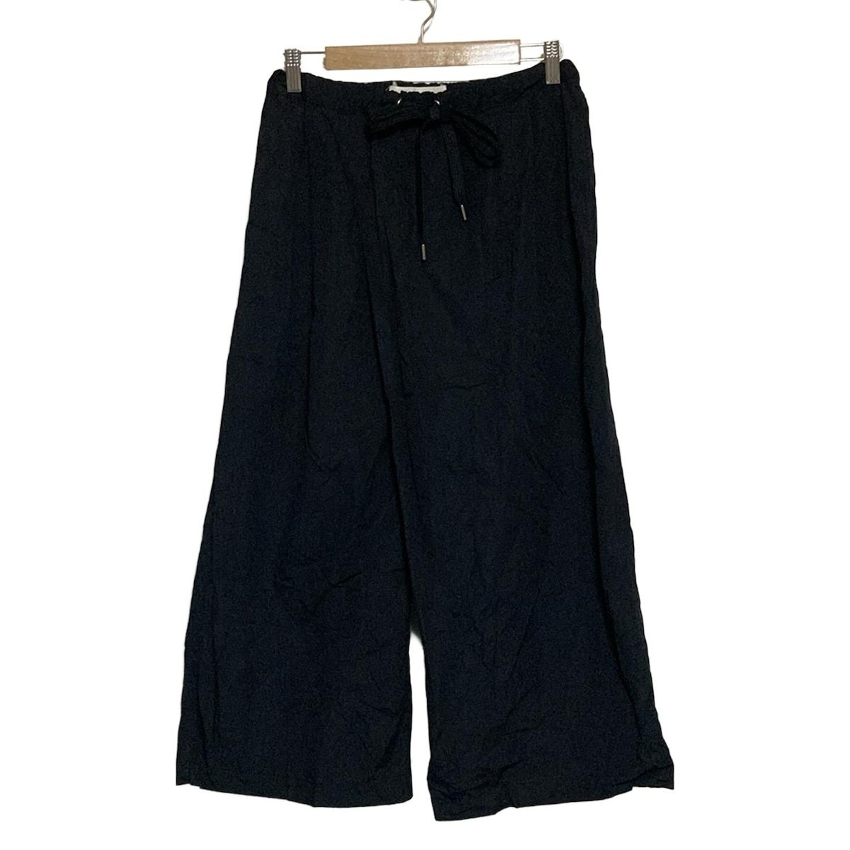 MARNI マルニ パンツ サイズ38 S レディース - 黒 クロップド 半端丈 |ウエストゴム