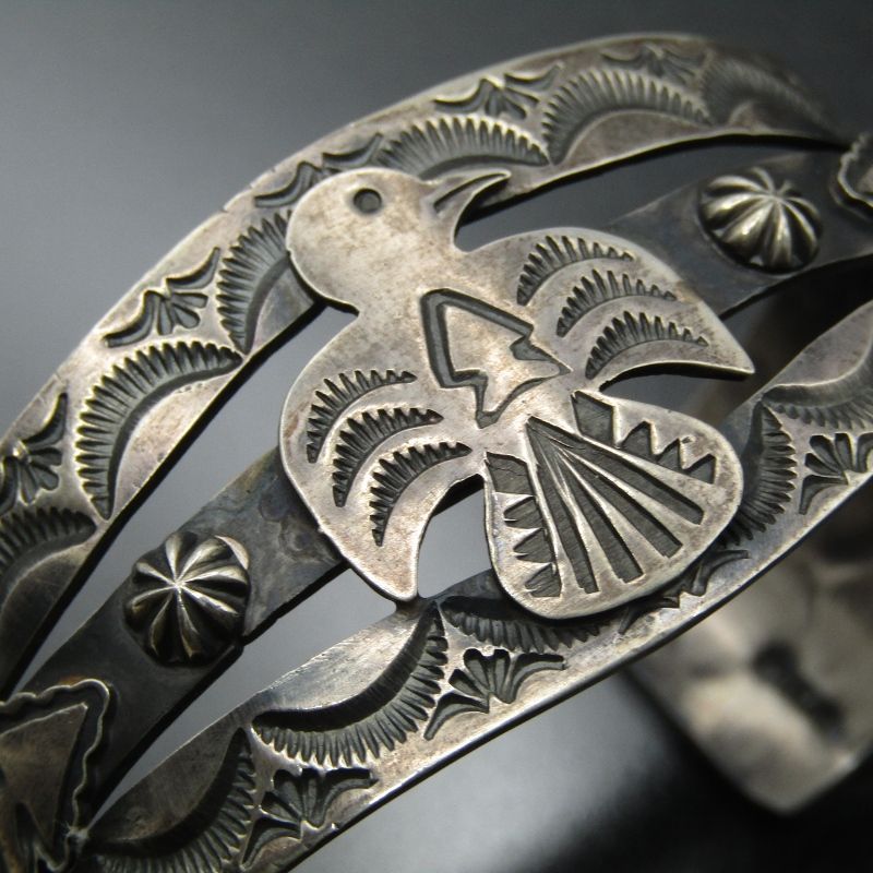 NAVAJO arnold goodluck スタンプワーク バングル 142mm アーノルドグッドラック スタンプワーク バングル
