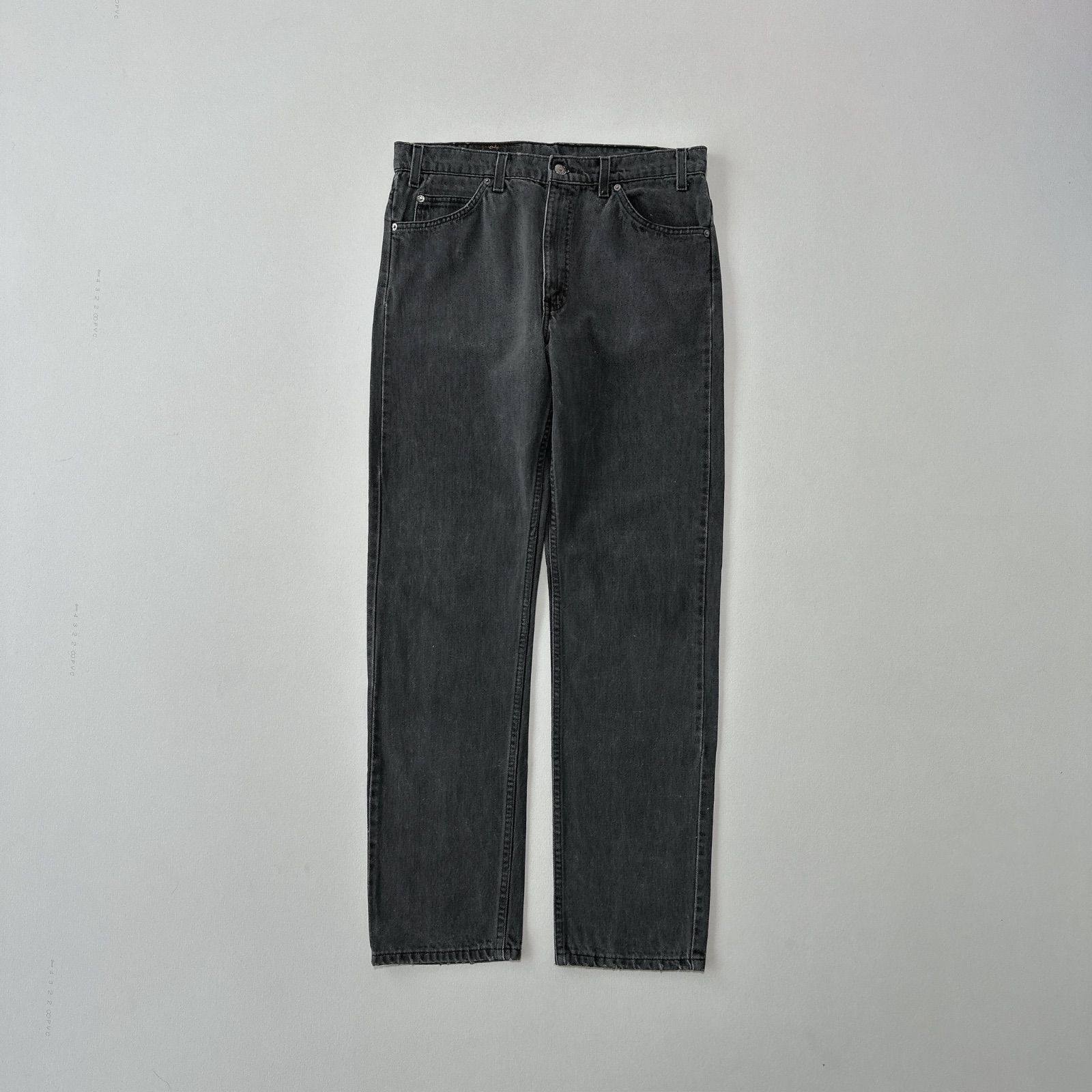リーバイス505 ブラックデニム 後染め オレンジタブ Levi's505