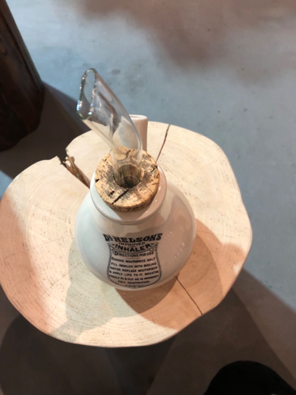 Dr.Nelson s イギリス製 19世紀 胸器吸入器 アンティーク ヴィンテージ ディスプレイ 英国