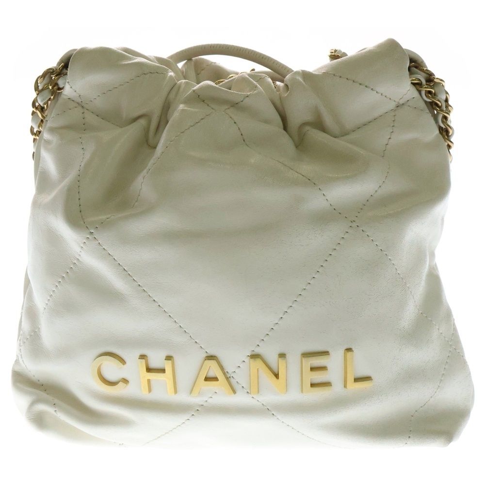 CHANEL (シャネル) シャネル22 ミニ ココマーク チェーンレザー