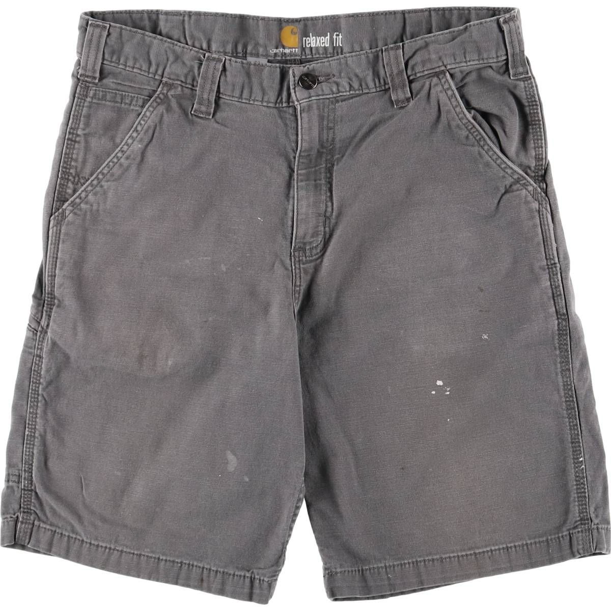 W34 カーハート CARHARTT ワーク ショーツ ショートパンツ カーキ