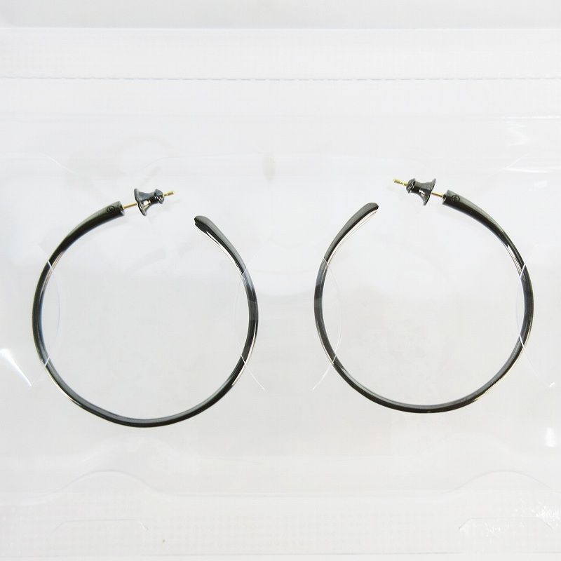 CAREERING キャリアリング PLACEBO 1301 BK ブラック 黒 フープ リング ピアス セット アクセサリー
