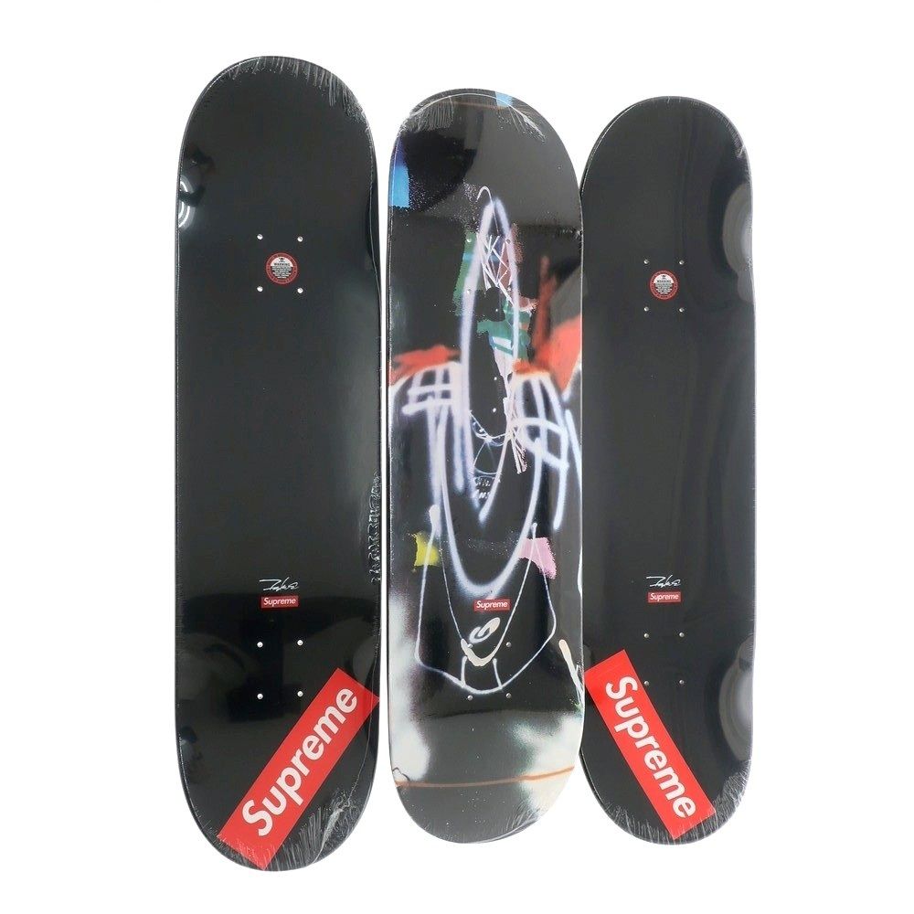 Supreme - 【中古】【未使用】シュプリーム Supreme 2022年春夏 Futura Skateboards(Set of 3) デッキ スケートボード 3枚セット ブラックxマルチカラー【メンズ】 中古】【未使用】シュプリーム Supreme 2022年春夏 Futura