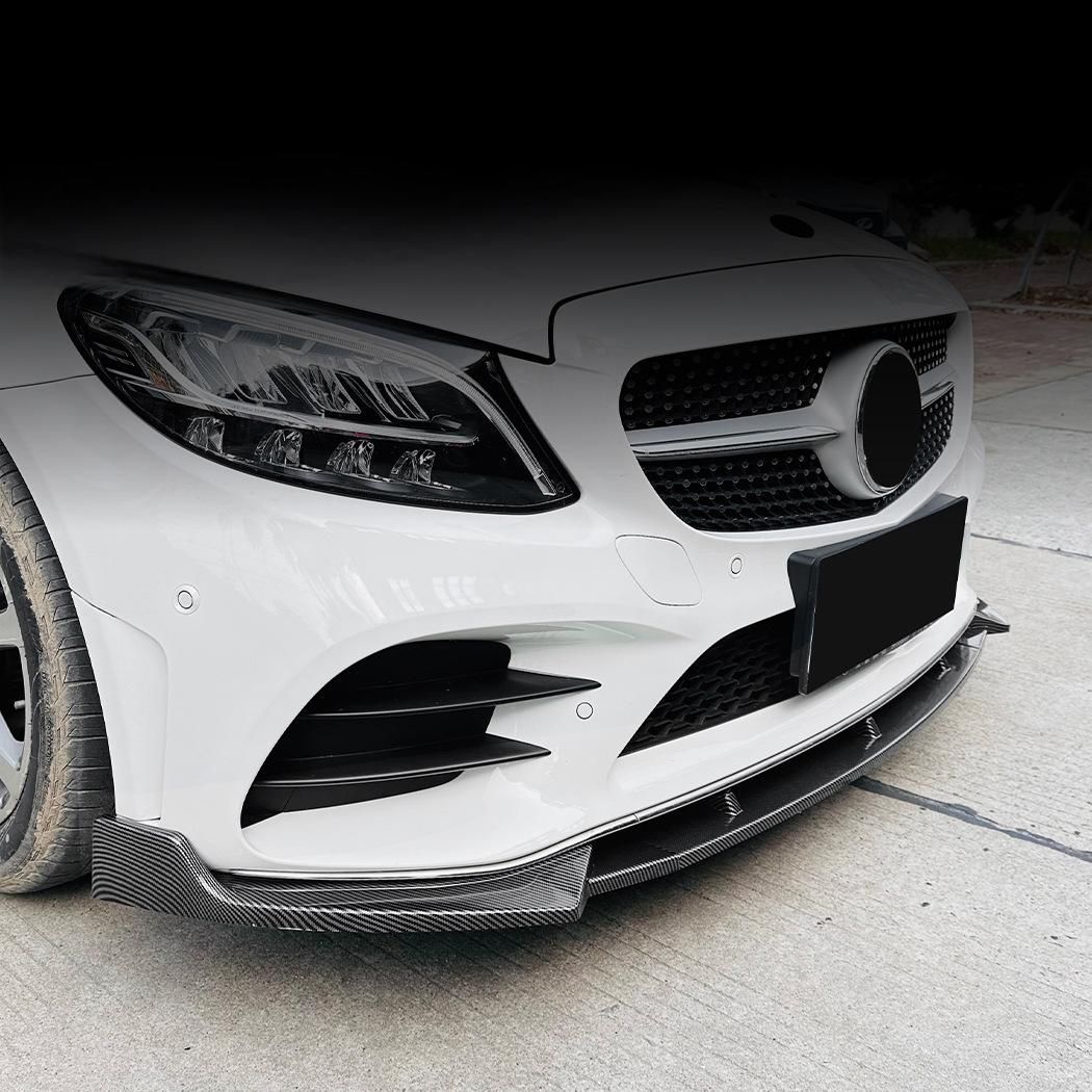 店舗のQ＆Aを簡単検索。 適用メルセデス Cクラス W205 C205 S205 19-21 AMG カーボン調 フロントリップ スポイラー エアロ パーツ 外装 ドレスアップ