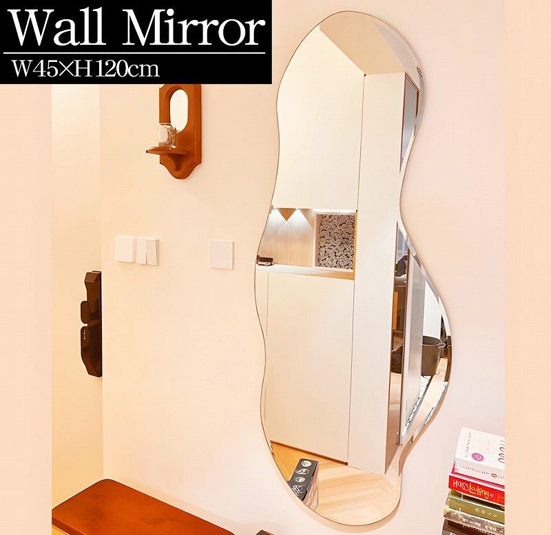 全身鏡 韓国風 クマ 可愛い 160x60 ビロードフレーム ブラック 2209