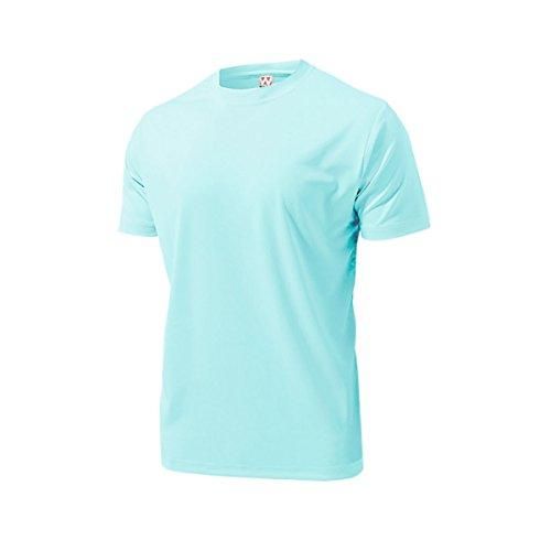 【新品・5営業日で発送】ウンドウ(Wundou) ドライライトＴシャツ　Ｐ－３３０　サックス（０４）　サイズ：ＸＸＬ