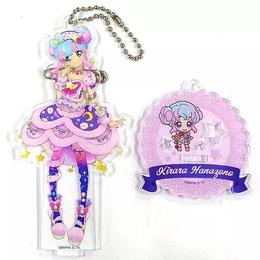 中古】雑貨 花園きらら(ver.SPR) アクリルバッジスタンドキーホルダー