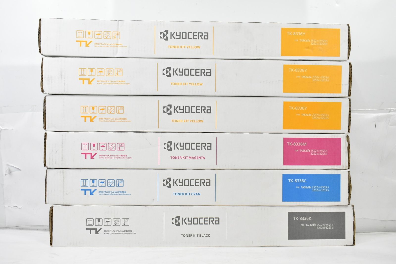 ♥ 京セラ 純正 トナー TK-8336 4色6本 シアン マゼンタ イエロー ブラック KYOCERA ITFQK8D19HO2-L16-byebye