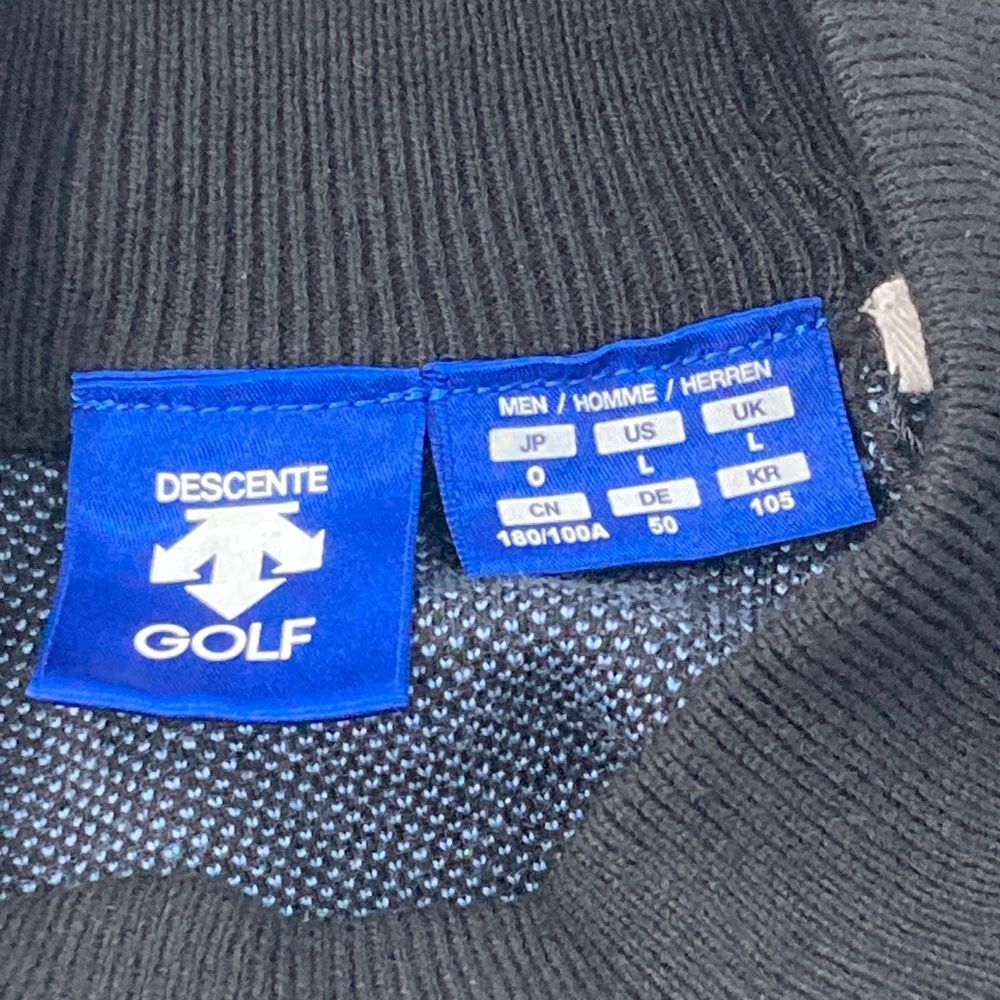 サイズ：O DESCENTE GOLF デサントゴルフ ハイネック 長袖ニット