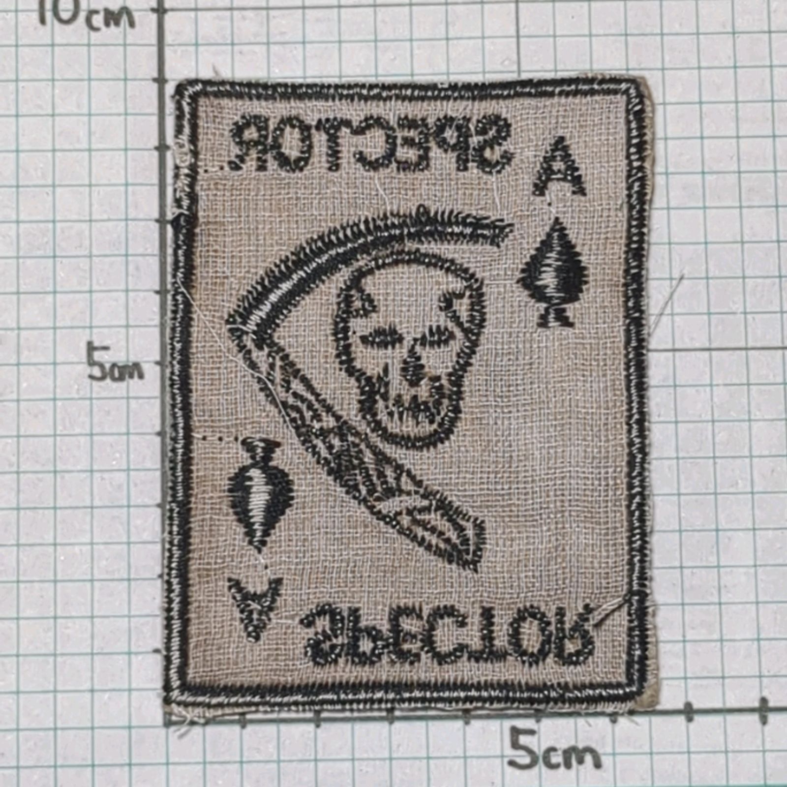 DSP13 スカル SPADE スペード ドクロ ベトナム 戦争 ワッペン トランプ