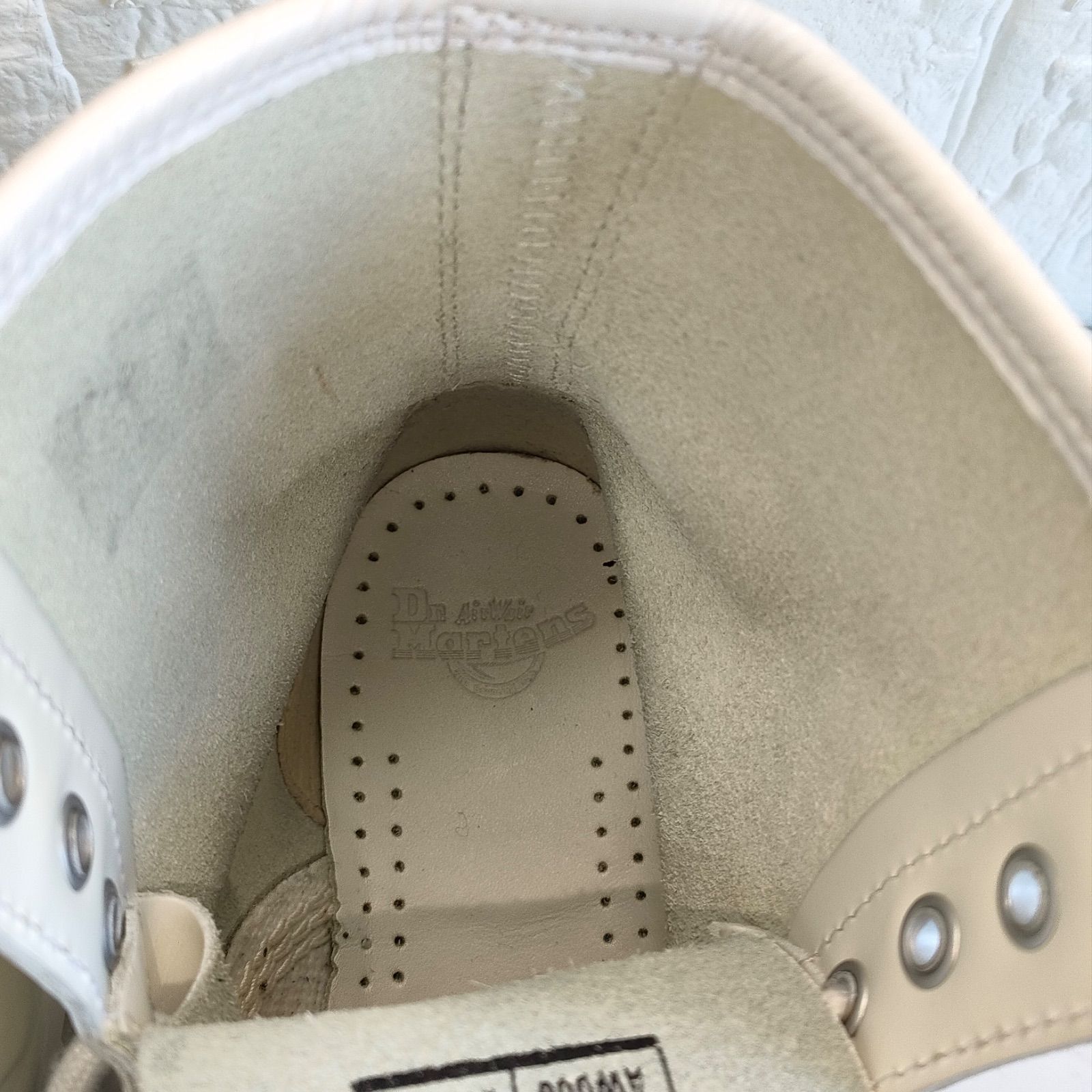 Dr. Martens|ドクターマーチン|ブーツ|8ホールブーツ|レースアップブーツ|ホワイト|23cm KIN-KAAI_COM